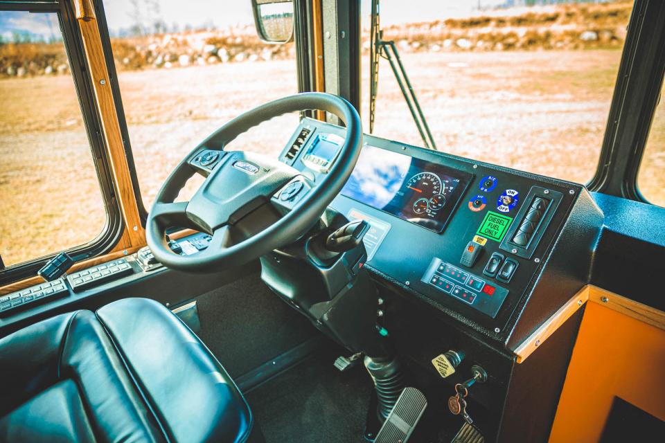 trolley bus cockpit