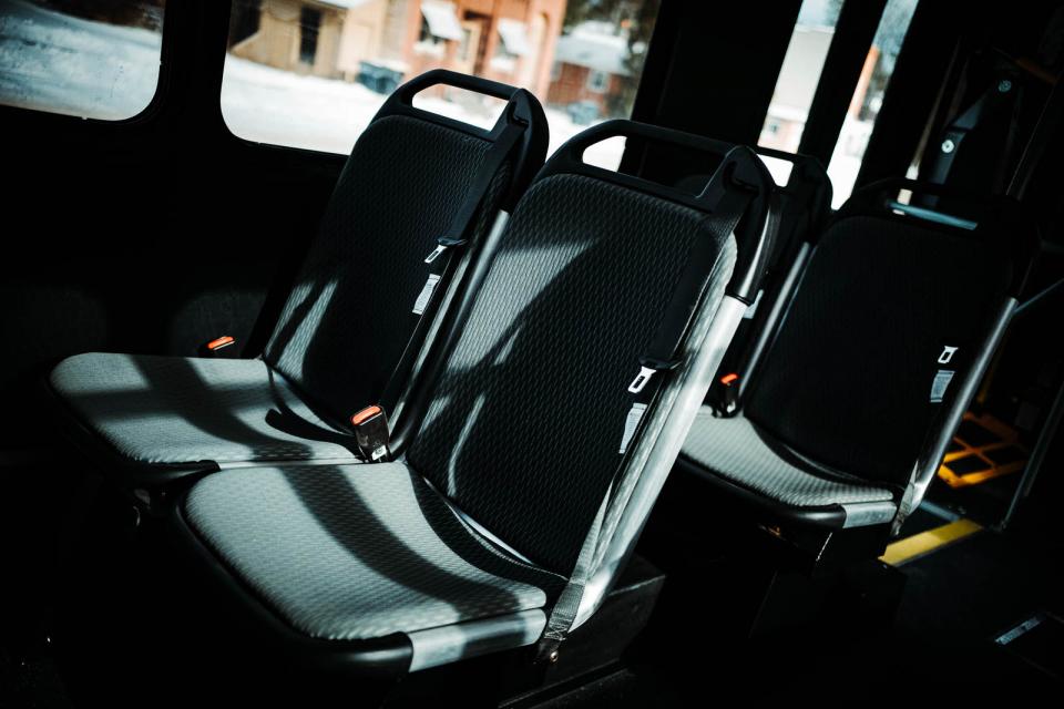 mass transit bus seating