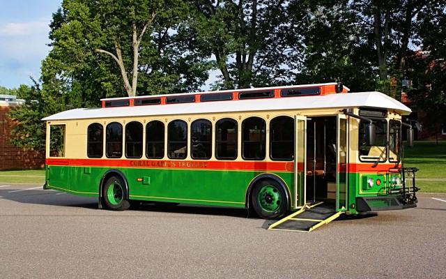 coral gables trolley with ramp out